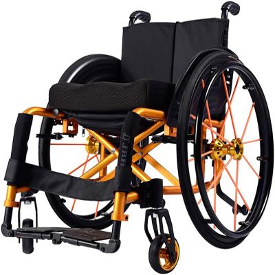 Wheelchairs, Lightweight Foldable Self Propelled Wheelchair,Aluminum Multifunctional Manual Transport Chair, Comfortable Portable Padded Sport Wheelchair,Seat Width 36Cm (Color : C)