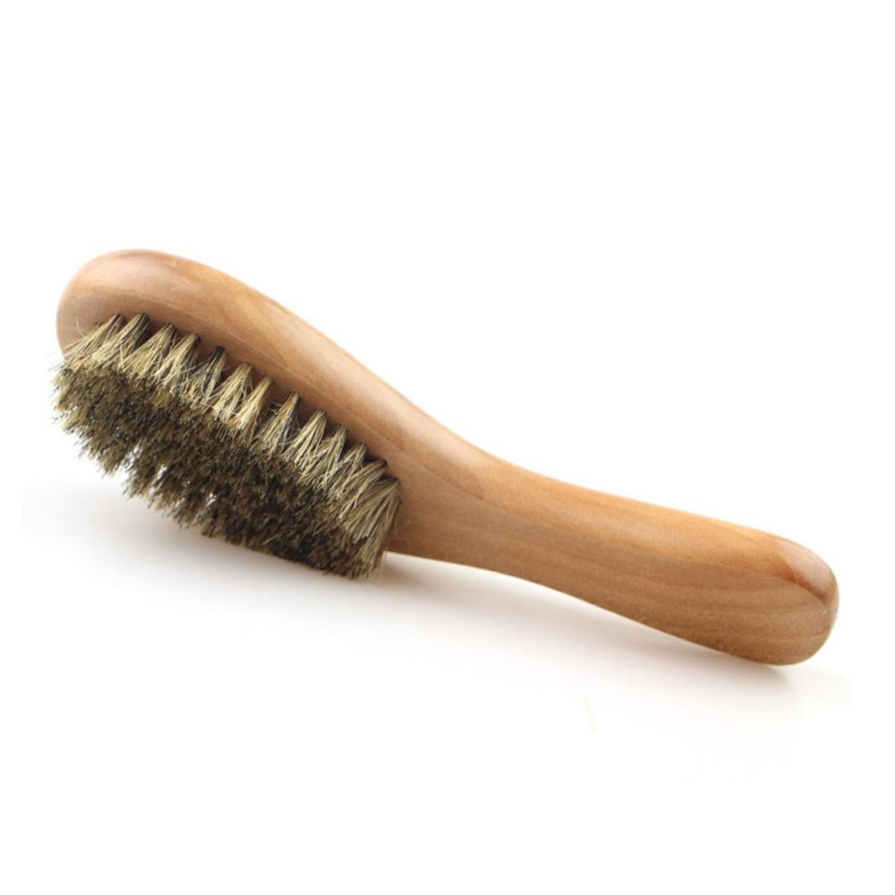 FOMIYES 2pcs Beard Bristle Shaving Brush for Men Wooden Handle for Beard Grooming and Styling Cleans and Scatters Hair Effectively