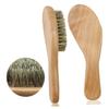 FOMIYES 2pcs Beard Bristle Shaving Brush for Men Wooden Handle for Beard Grooming and Styling Cleans and Scatters Hair Effectively view 3