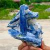 AtkitS beautiful Natural Blue kyanite with Quartz Crystal Specimen Rough Reiki Healing (Size : 80-100g) view 2