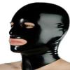 Latex Hood with Openings for Eyes,Nose,Mouth with Rear Zipper Fetish wear (Medium) view 1
