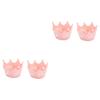 Alipis 48pcs Crown Design Style Paper Vine Lace Cup Cake Wrappers Party Birthday Decoration for Princess Party Cupcake Decoration Pink Cupcake Cases view 1