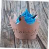 Alipis 48pcs Crown Design Style Paper Vine Lace Cup Cake Wrappers Party Birthday Decoration for Princess Party Cupcake Decoration Pink Cupcake Cases view 4