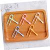 FRCOLOR 24sets Lens Removal Tool Contacts Lens Stick Plastic Tweezers Care and Handling Random Color view 3