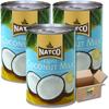 Coconut Milk LIGHT Tins 3x400ml | Coconut Milk Light, Rich & Creamy | Premium Quality Grocery King view 1