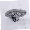 Ciieeo 2pcs Box Wall-mounted Soap Box Drainage Soap Holder Hooks Grey for Bathroom Kitchen view 3