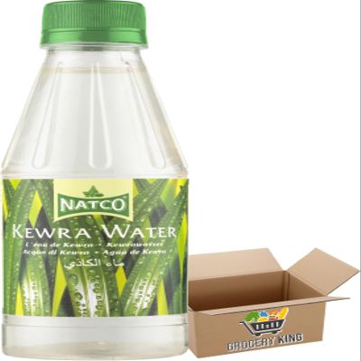 Grocery King Kewra Water Bottle 1x310ml | Screwpine Essence, Pandan Water | Gives Floral Aroma For Drinks & Dishes