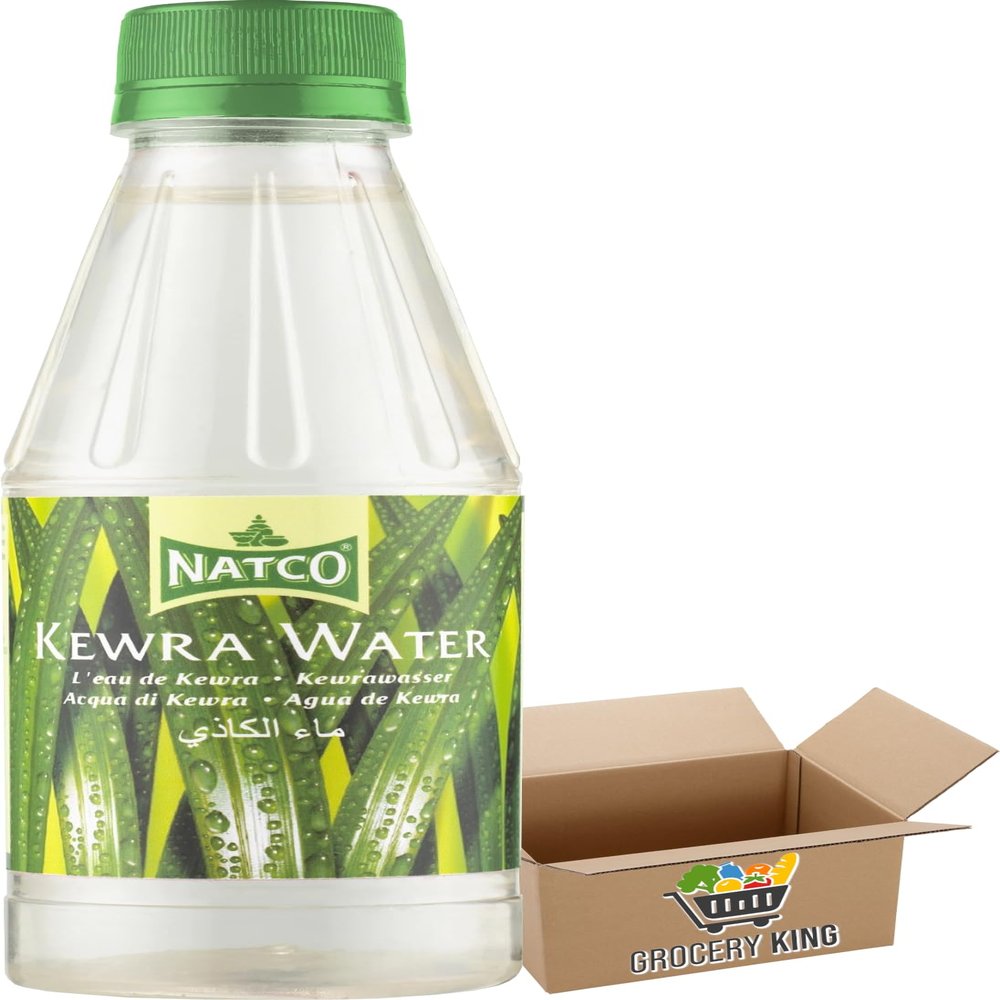 Grocery King Kewra Water Bottle 1x310ml | Screwpine Essence, Pandan Water | Gives Floral Aroma For Drinks & Dishes