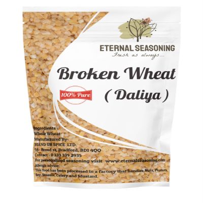FreshCart Basics Broken Wheat | Daliya - 500g | Eternal Seasoning | Freshly ground to orders | 100% Pure|Premium Quality (500, Grams)