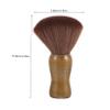 Didiseaon Male Shaving Brush Beard Cleaning Brush with Nylon Bristles, Single Color Handle, Portable Grooming Tool for Mens Beard Care and Mustache Shaving, Random Handle Random Color view 2