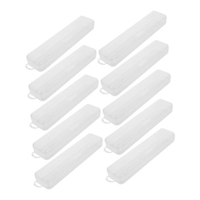 Didiseaon Rectangular Toothbrush Container Portable Toothbrush Holder for Pp Box Rounded Edges