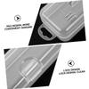 Didiseaon Rectangular Toothbrush Container Portable Toothbrush Holder for Pp Box Rounded Edges view 3