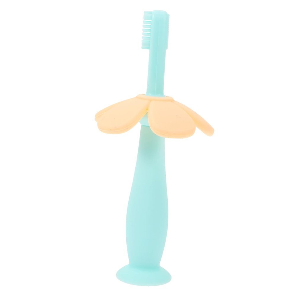 Didiseaon Silicone Toothbrush Training Brush Bristles Toothbrush Oral Care Safe Material