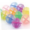 Beavorty 4pcs Reusable Laundry Balls for Washing Clothes Natural Suitable for Tumble Dryer and Laundry Random Color view 2