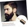 Beaupretty 3pcs Salon Beard Grooming Brush Double-sided Styling Oil Brush for Shredded Hair Reliable Beard Cleaning Tool for Men view 3