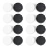 Dhoptical Contact Lens Cases, 8 Pack Black, Mini Portable Kit Plastic, Waterproof, Ideal for Travel & Everyday Use view 1