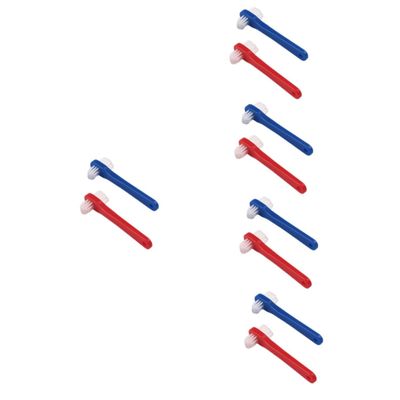 Didiseaon 10pcs Double-Head Toothbrush for Braces Braces Toothbrush Soft Bristles Designed for Denture Cleaning and Oral Blind Area Care for Use and Daily