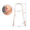 Adjustable Tongue Scraper for Adults,Purple Copper Tongue Cleaner,U-Shape,for Oral Care,Get Rid of Bad Breath,Keep Your Breath Fresh,with Individual Box,13cm view 2