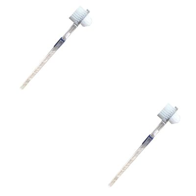 Didiseaon 2pcs Denture Brush False Teeth Cleaning Tool Double-Sided Toothbrush Hard Bristle Brush