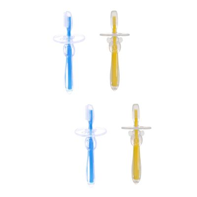 Didiseaon 4pcs Silicone Training Toothbrush Umbrella-Shaped for Boys and Girls Bristle Brush for Years Oral Toothbrush Alternative