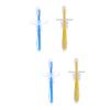 Didiseaon 4pcs Silicone Training Toothbrush Umbrella-Shaped for Boys and Girls Bristle Brush for Years Oral Toothbrush Alternative view 1