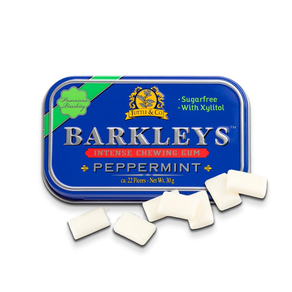 Barkleys Sugar Free Chewing Gum with Peppermint Gum 1 x 30 g