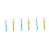 Didiseaon 6pcs Silicone Toothbrush for Boys and Girls Training Bristle Toothbrush Umbrella-Shaped Design for Toddlers for Childs First Brushing Experience view 1