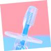 Didiseaon 6pcs Silicone Toothbrush for Boys and Girls Training Bristle Toothbrush Umbrella-Shaped Design for Toddlers for Childs First Brushing Experience view 4
