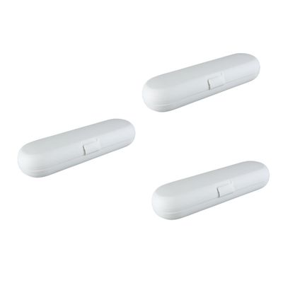Didiseaon 3pcs Portable Electric Toothbrush Holder Case for Travel Camping Pp Material Toothbrush Storage Box for Traveling and Daily Use
