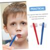 Didiseaon 6pcs Double-Sided Brush Small Toothbrush for Adults Cleaning Tool Soft Bristles Toothbrush Boys and Girls view 2