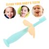 Didiseaon 3pcs Silicone Toothbrush Training Bristles for Boy Girl Boys and Girls Oral Care Protective Baffle Designed for Childrens Toothbrush Material view 3