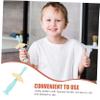 Didiseaon 3pcs Silicone Toothbrush Training Bristles for Boy Girl Boys and Girls Oral Care Protective Baffle Designed for Childrens Toothbrush Material view 4