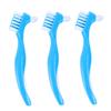 Didiseaon 9pcs Denture Brush Double Sided False Teeth Cleaner Slip Handle for Denture Care for Home Use view 1