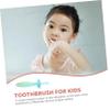 Didiseaon 4pcs Non-Slip Toothbrush for Boys and Girls Boy Girl Teeth Cleaner Manual Tooth Brush in SkyBlue for Daily Oral Care view 4