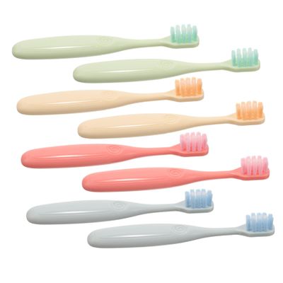 Didiseaon Soft Bristle Childrens Toothbrush 8pcs Candy Color Set Wear-Resistant Manual Toothbrushes for Travel and Home Use Suitable for Babies and Toddlers