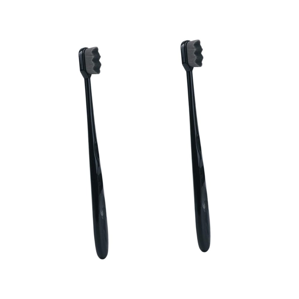 Didiseaon 2pcs Extra Soft Toothbrush Dental Brushes Soft Bristle Oral Care Tool Handle