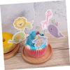 UPKOCH 2sets Adorable Zoo Series Cake Toppers Animal Cupcake Muffin Picks 30pcs*2 view 3