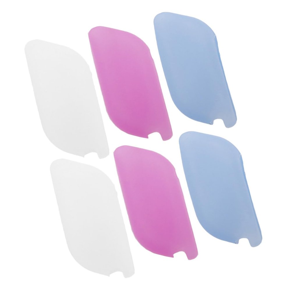 Didiseaon Silicone Toothbrush Caps Toothbrush Covers 6pcs Dustproof Tooth Brush Silicone Covers Portable for Camping Home Bathroom Use