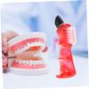 Didiseaon Double-Side Denture Brush Toothbrush 3Pcs Portable Mini for Oral Care Home Use Practical Interdental Cleaning Tool Creative Small Design Personal Hygiene Travel view 4