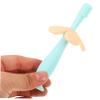 FRCOLOR 2pcs Silicone Training Toothbrush Protective Baffle for Boy Girl Boys and Girls Bristles Toothbrush for Oral Care for Teething view 2