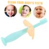 FRCOLOR 2pcs Silicone Training Toothbrush Protective Baffle for Boy Girl Boys and Girls Bristles Toothbrush for Oral Care for Teething view 4