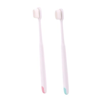 Didiseaon 2pcs Soft Bristle Toothbrushes for Postpartum Oral Cleaning, Ultra Soft Nano Bristles, Suitable for Mothers After, Random Color