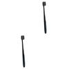 FRCOLOR 2pcs Micro-Nano Bristle Toothbrush Soft Brush Oral Cleaning Tool Ergonomic Handle view 1