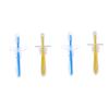 FRCOLOR 4pcs Silicone Toothbrush for Training Bristle Design Umbrella-Shaped for Boys and Girls Oral Care Safe Materials for Toddlers view 1