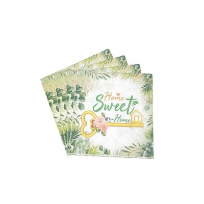 40 Pcs Home Sweet Home Paper Napkins Housewarming Party Decorations New House/Welcome Back/Family Home Theme Party Supplies Cocktail Beverage towel Disposable Napkins 2 Ply(6.5 In)