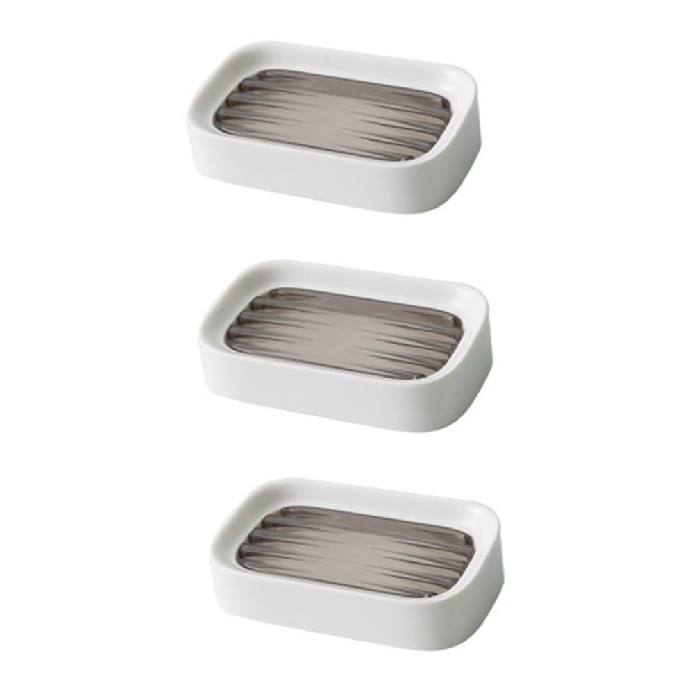 Ciieeo Pcs Elegant Wall-mounted Soap Tray Double-layer Soap Holder Drainage for Shower Bathroom Kitchen