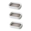 Ciieeo Pcs Elegant Wall-mounted Soap Tray Double-layer Soap Holder Drainage for Shower Bathroom Kitchen view 1