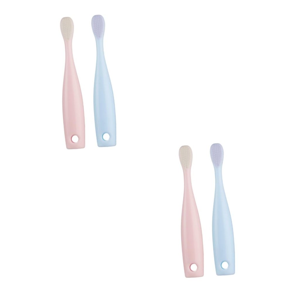 FRCOLOR 4pcs Soft-bristled Boys and Girls Toothbrush Adorable Teeth Nursing Brush for Years Old Hold Tooth Cleaner for Boy Girl