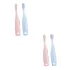 FRCOLOR 4pcs Soft-bristled Boys and Girls Toothbrush Adorable Teeth Nursing Brush for Years Old Hold Tooth Cleaner for Boy Girl view 1