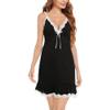 QIUXWJSX Women's Nightie Sexy Women's Nightgown V Neck Summer Dress Lace Adjustable Straps lingerie/C/M view 1